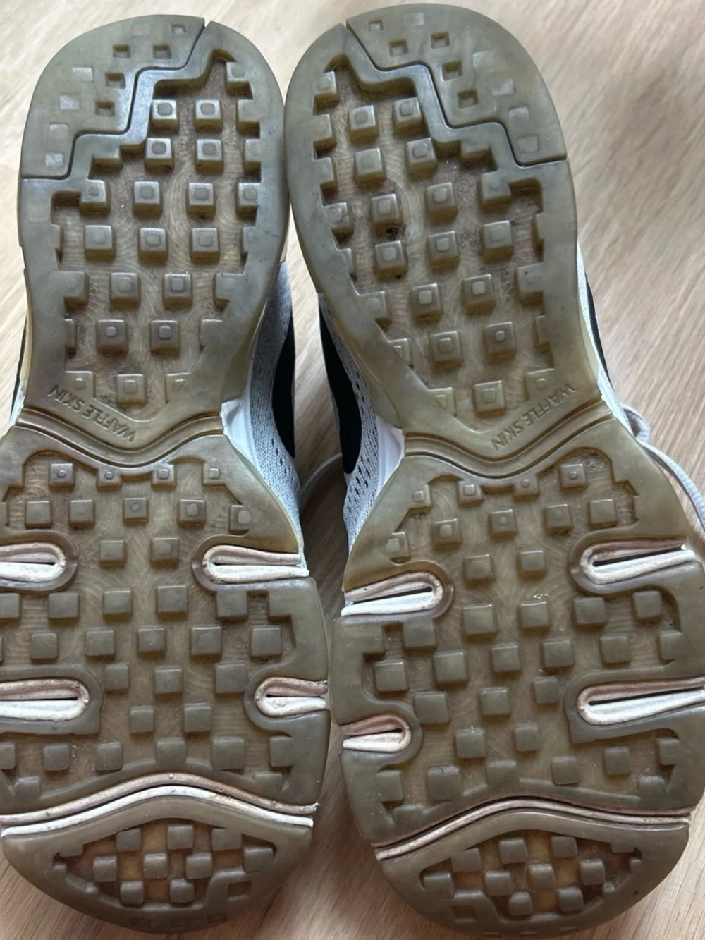 Nike Black and White Knit Training Sneakers